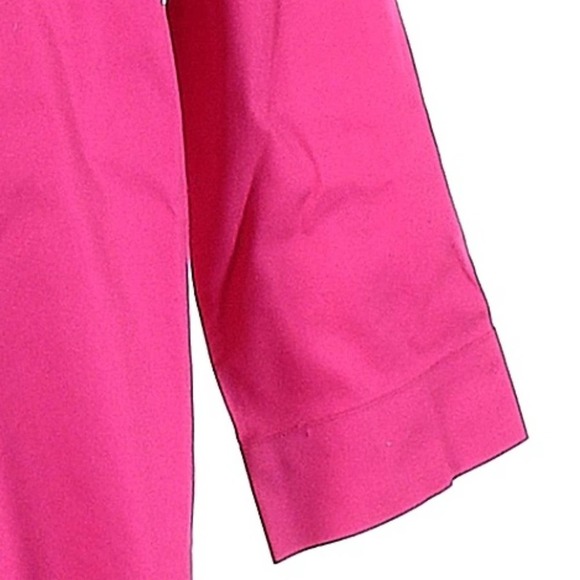 Chico's Long Sleeve Button-Down Shirt Size Med (1) - Picture 4 of 5